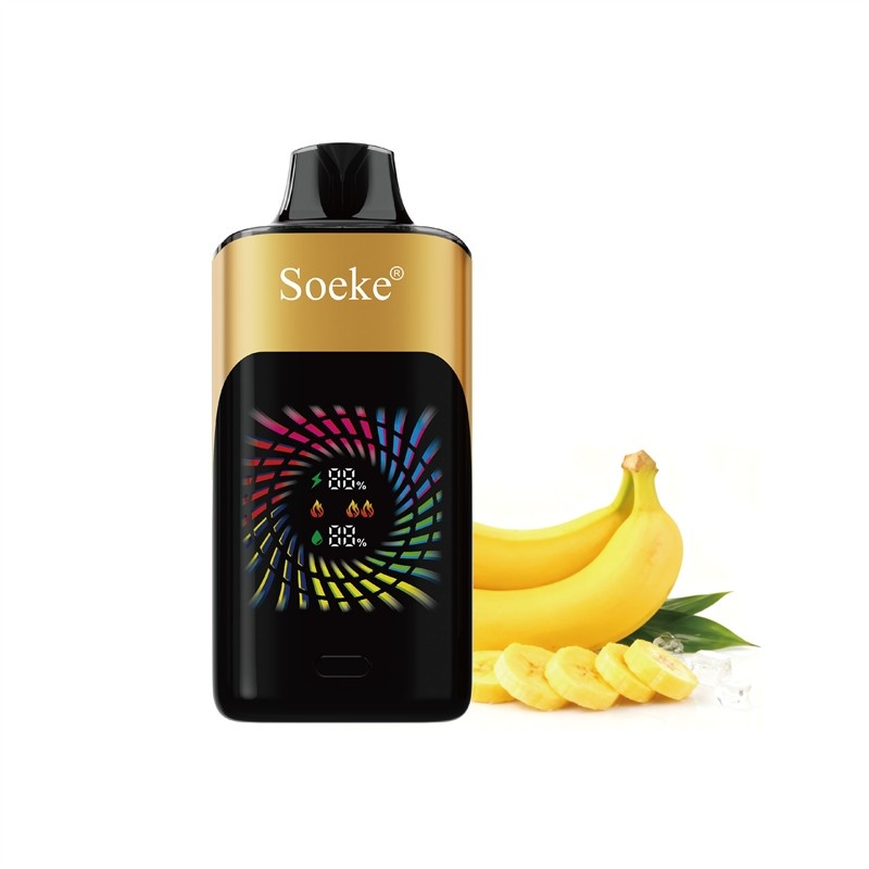 Soeke S9 28000 Puffs- 3 Packs - banana ice