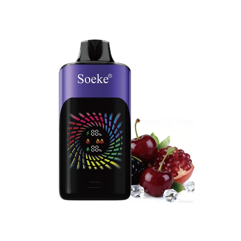 Soeke S9 28000 Puffs- 5 Packs - blackberry pomegranate cherry