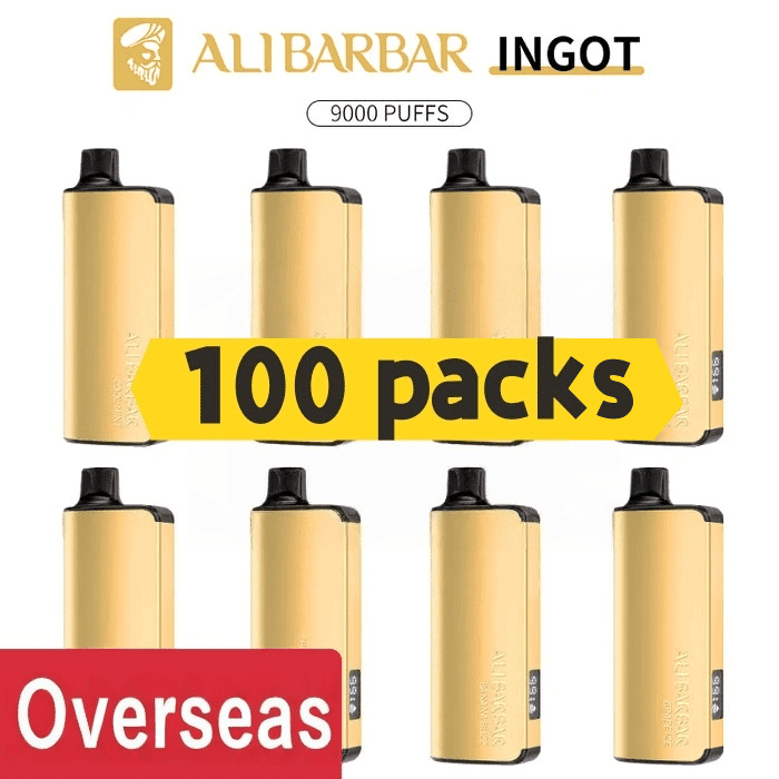 Alibarbar Ingot 9000 puffs-100 pack Multiple flavors - Blackberry Ice