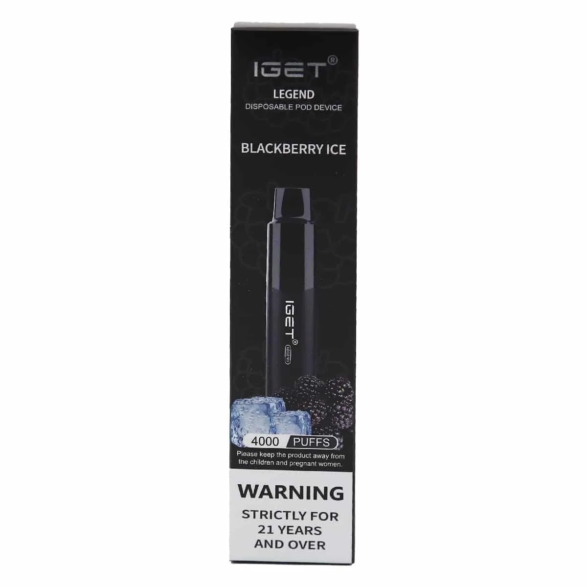 IGET Legend 4000 Puffs Blackberry Ice 3