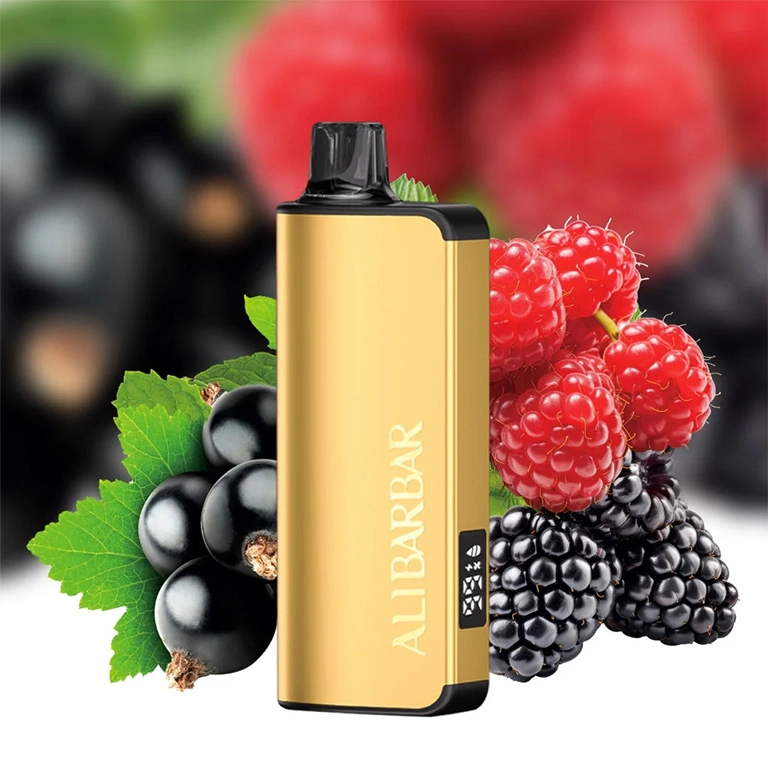 Alibarbar Ingot 9000 puffs-50 pack Multiple flavors - Quadruple Berry