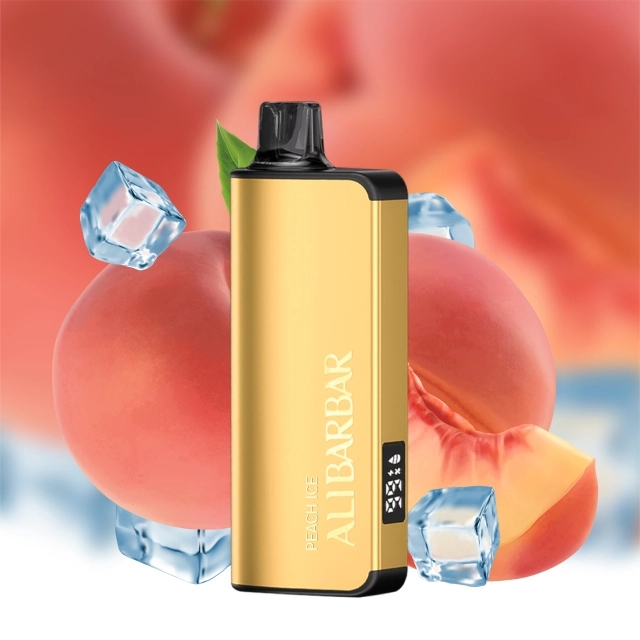 Alibarbar Ingot 9000 puffs-50 pack Multiple flavors - Peach Ice