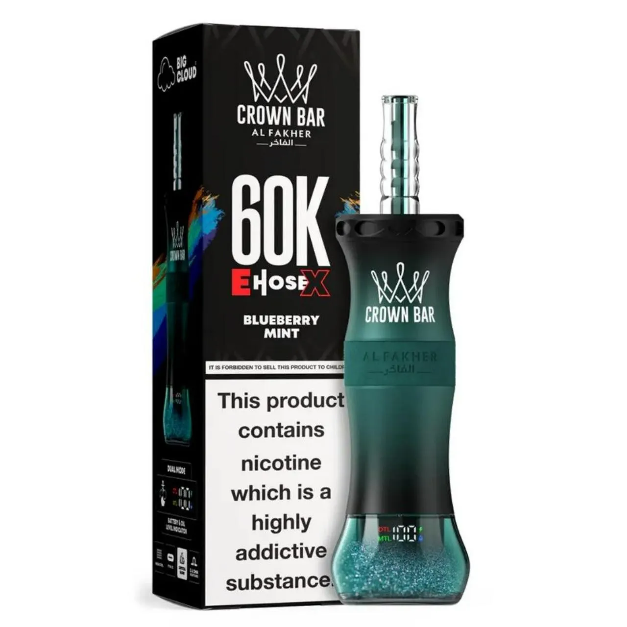 Al Fakher Crown Bar E Hose X 60k Puffs -10 packs (shipped from Overseas) 5