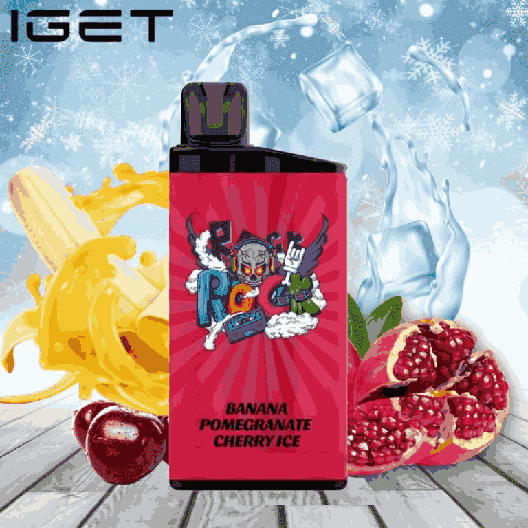 IGET BAR BANANA POMEGRANATE CHERRY ICE 3500 Puffs Disposable Vape 2