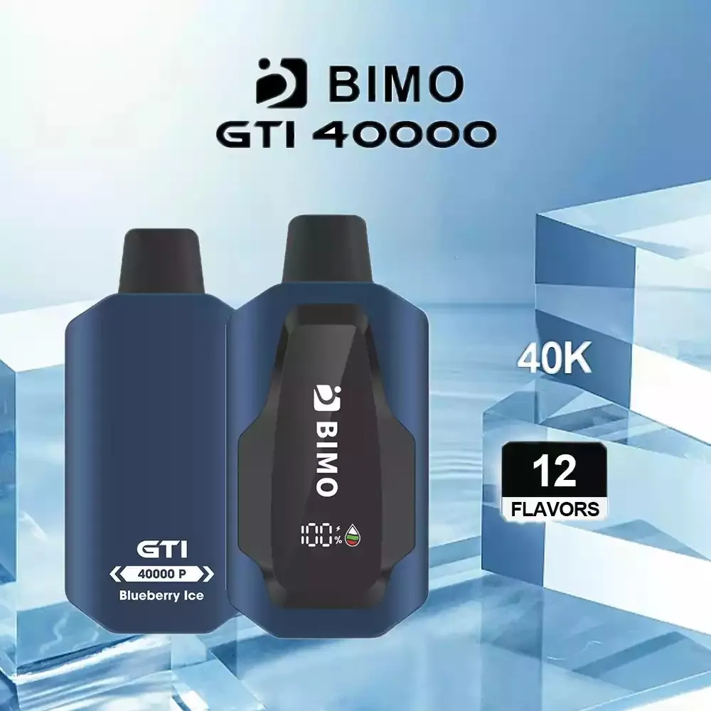 BIMO GTI 40K Puffs 10 pack Multiple flavors - Blueberry Lacy Cherry
