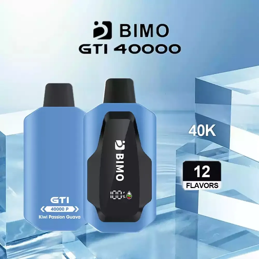BIMO GTI 40K Puffs 3 pack Multiple flavors - Kiwi Passion Guava
