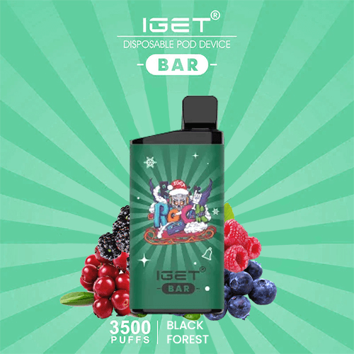 IGET BAR BLACK FOREST 3500 Puffs Disposable Vape 2