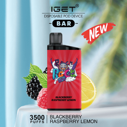 IGET BAR BLACKBERRY RASPBERRY LEMON 3500 Puffs Disposable Vape 2