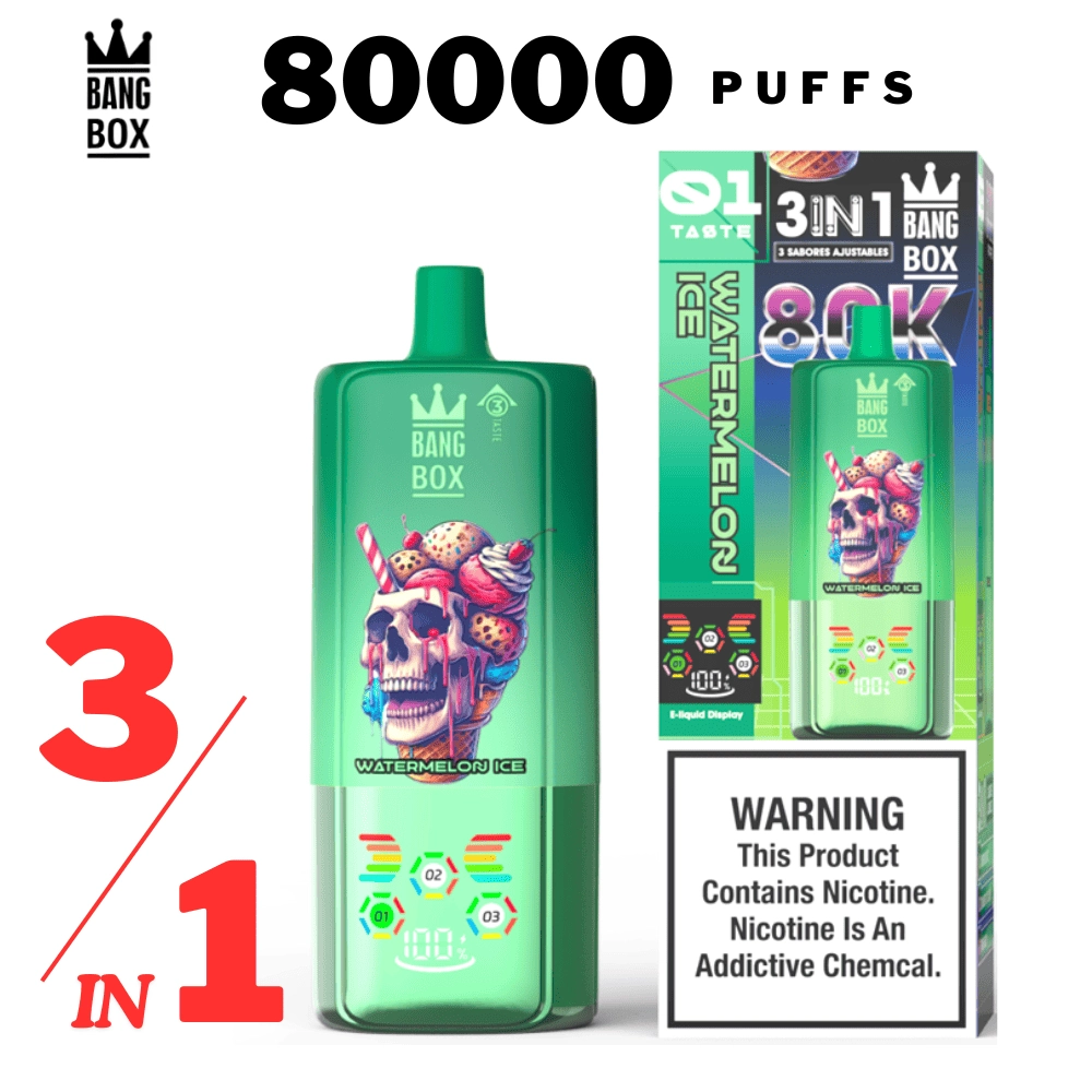 Bangbox 80000 Puffs – Multiple Flavor - DOUBLE Grape + Strawberry mango+Blueberry sour Raspberry ice