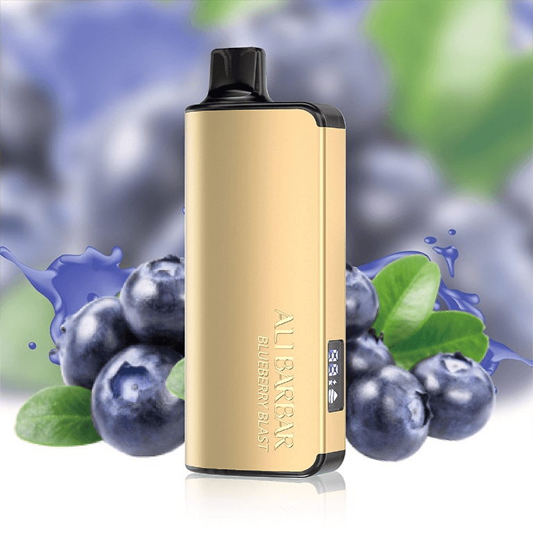 Alibarbar Ingot 9000 puffs-50 pack Multiple flavors - Blueberry Blast