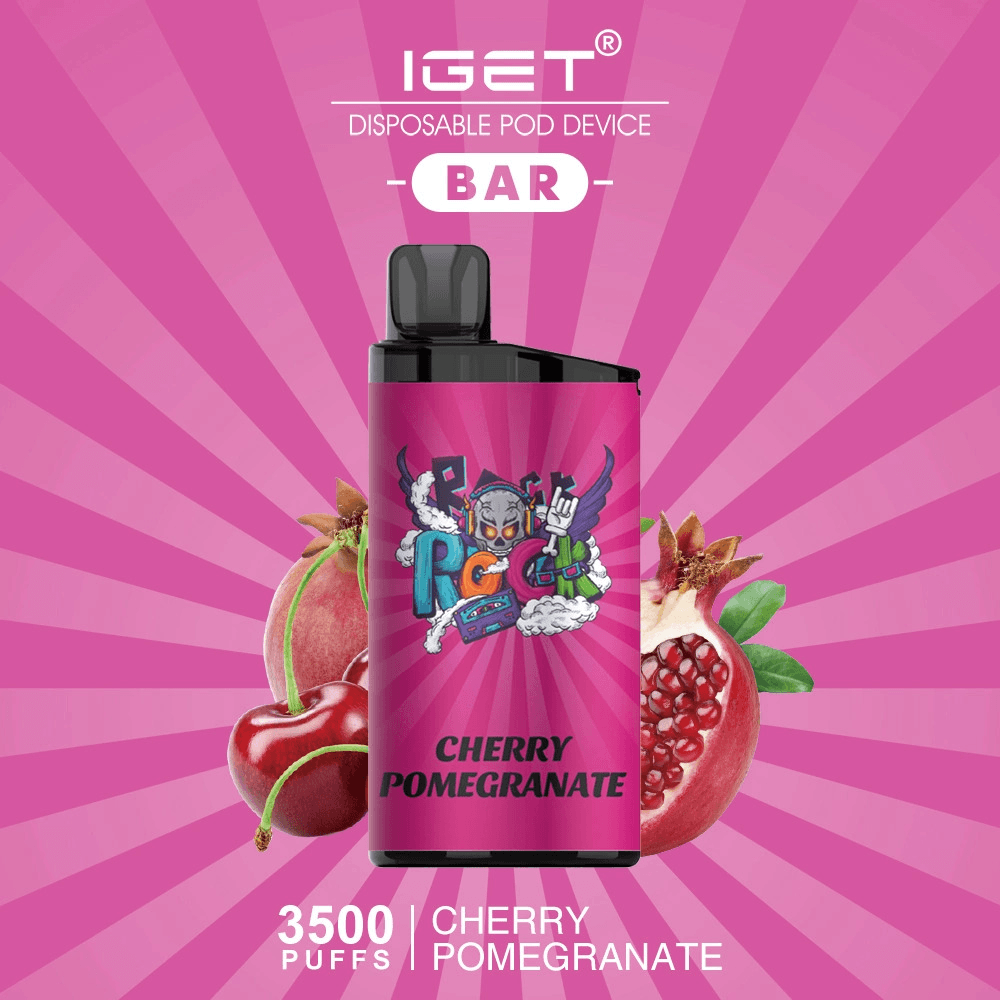 IGET BAR CHERRY POMEGRANATE 3500 Puffs Disposable Vape 2