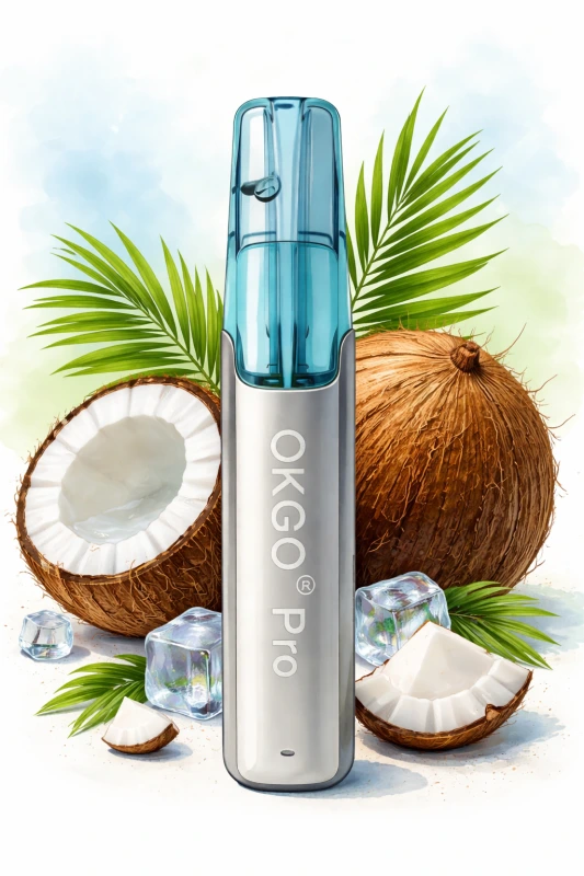 OKGO 6500 Puffs Coconut pure-10 Pack - Coconut pure