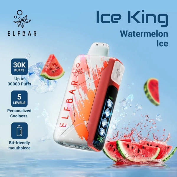 Elfbar Iceking 30000 Puffs - Blue razz ice