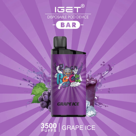 IGET BAR GRAPE ICE 3500 Puffs 2
