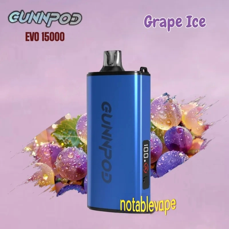 Gunnpod EVO 15k - 20 pack Multiple flavors - Grape Ice
