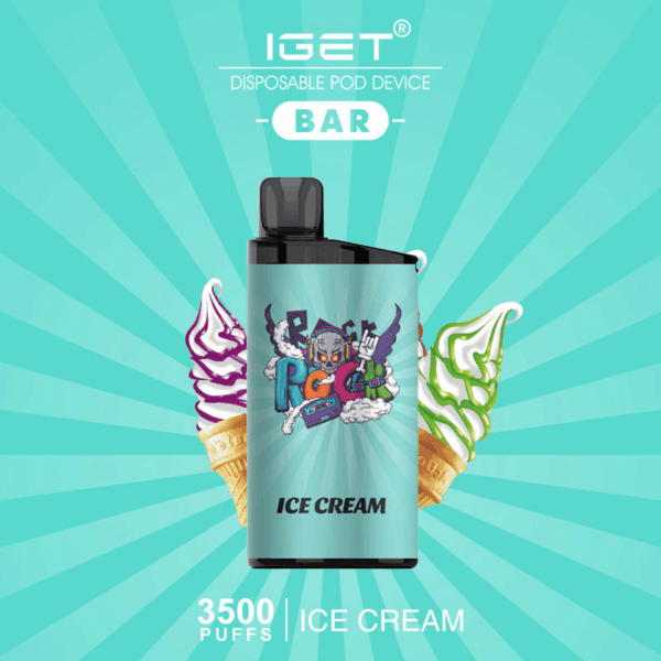 IGET BAR ICE CREAM 3500 Puffs Disposable Vape 2