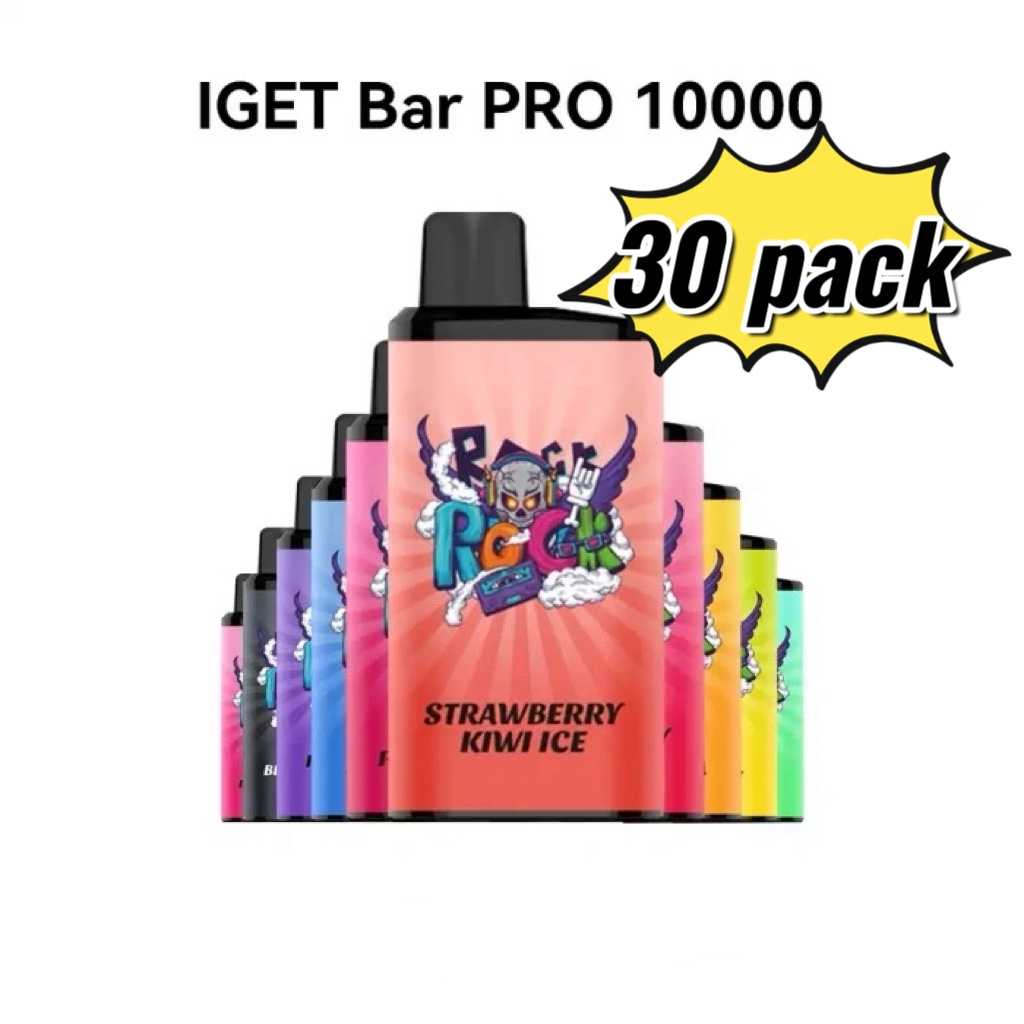 IGET Bar Pro 10000 PUFFS Overseas warehouse-30 pack - Blackberry Ice