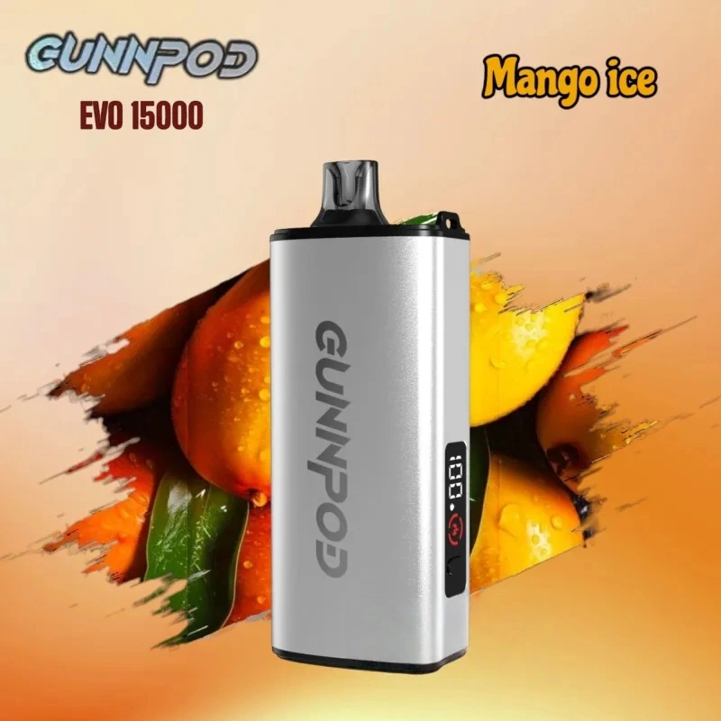 Gunnpod EVO 15k - 20 pack Multiple flavors - Mango Ice