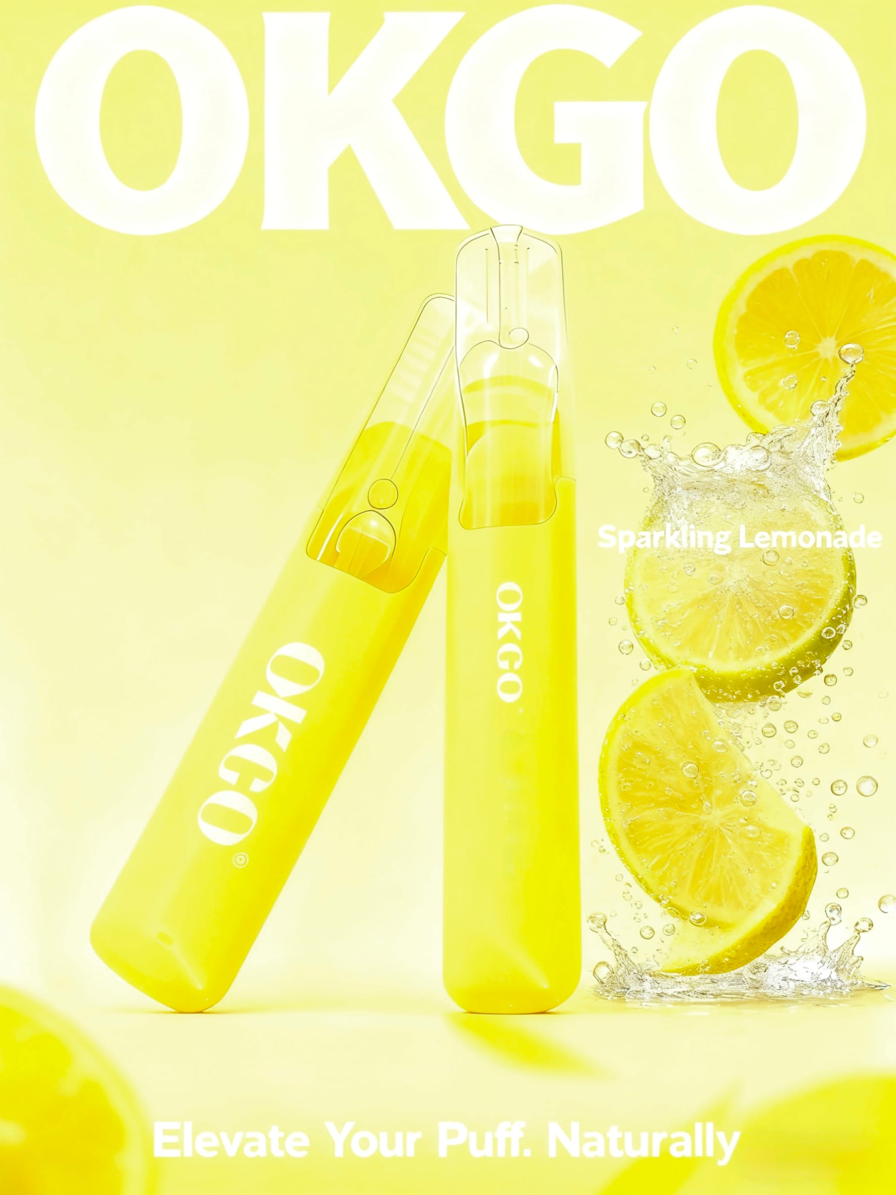 OKGO 6500 Puffs Sparkling Lemonade-10 Pack - Sparkling Lemonade
