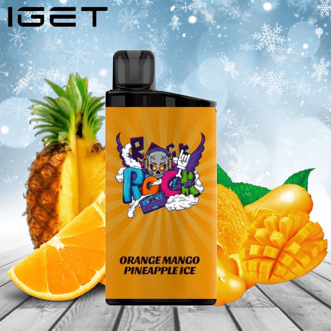 IGET BAR ORANGE MANGO PINEAPPLE ICE 3500 Puffs Disposable Vape 2