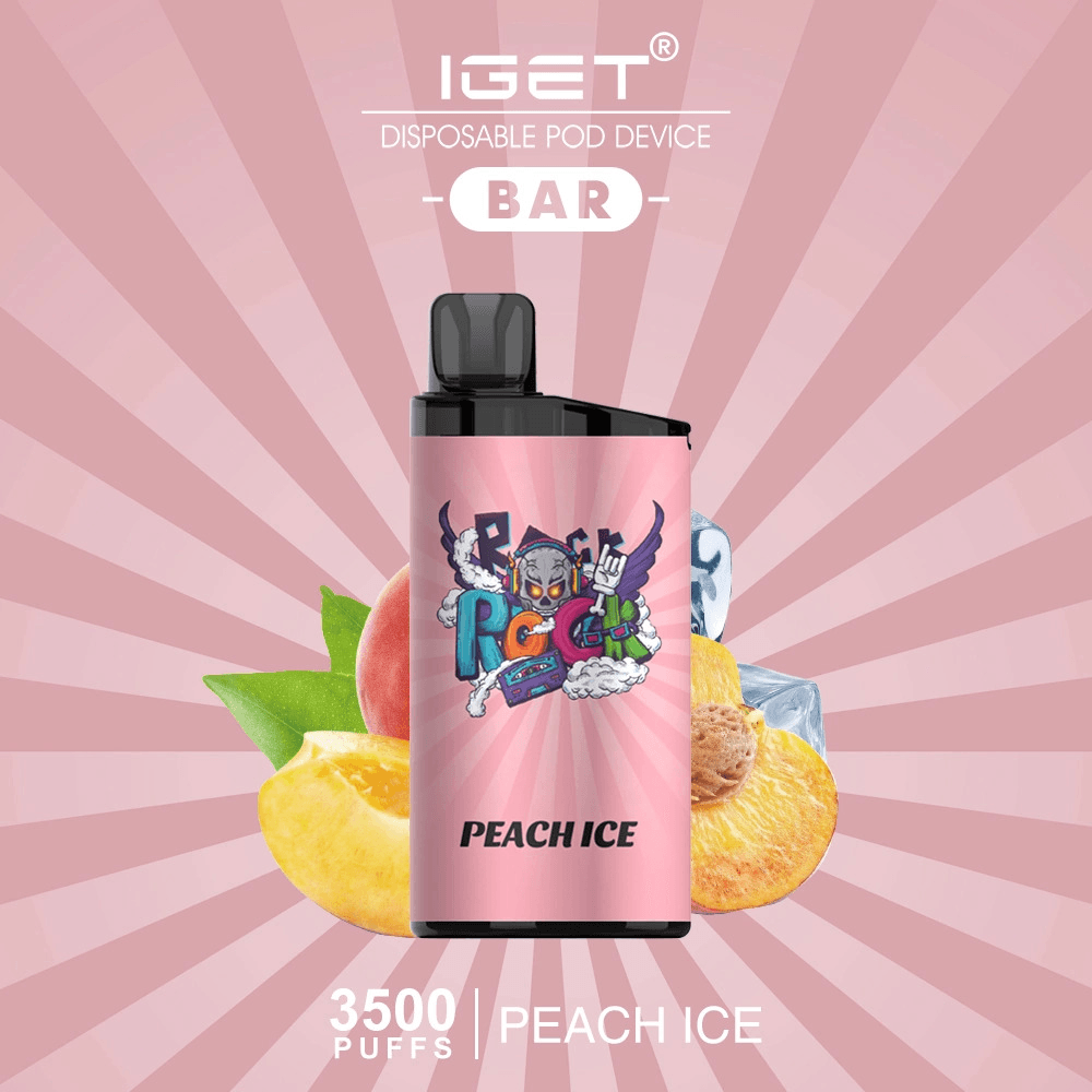 IGET BAR PEACH ICE 3500 Puffs Disposable Vape 2