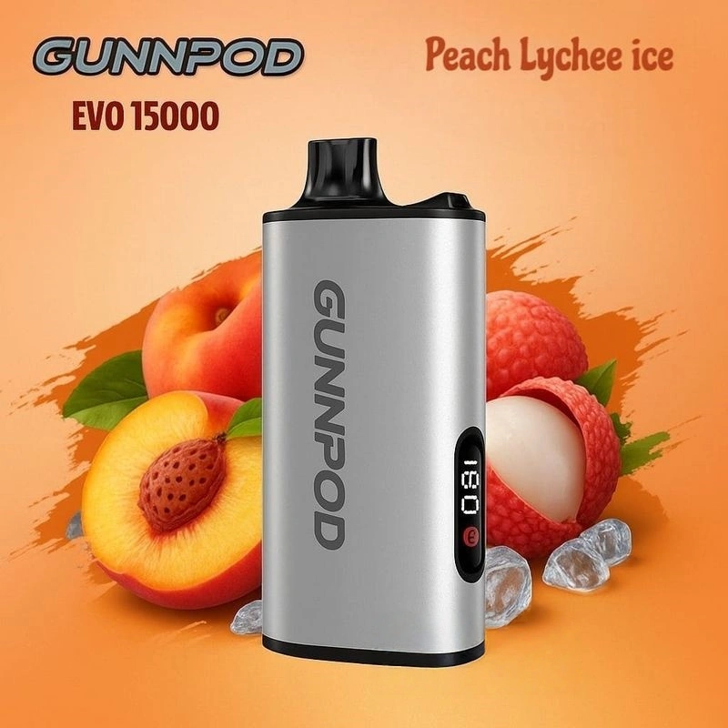 Gunnpod EVO 15k - 20 pack Multiple flavors - Peach Lychee Ice