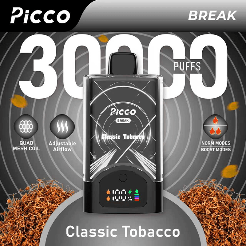 Picco Break 30000 Puffs – Classic Tobacco
