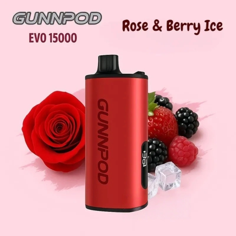Gunnpod EVO 15k - 20 pack Multiple flavors - Rose Berry Ice