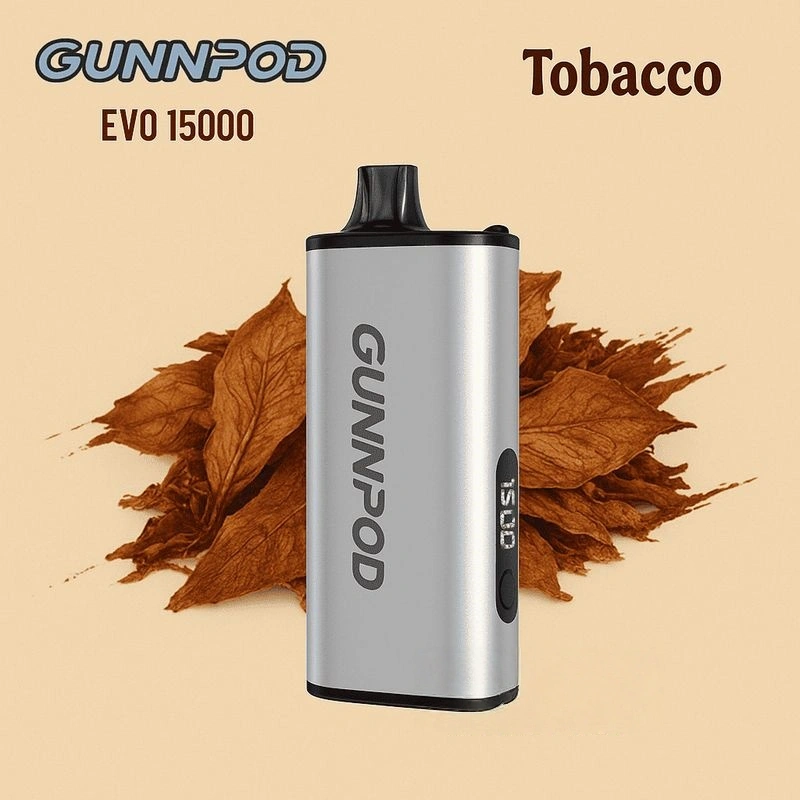 Gunnpod EVO Tobacco 15K-5 packs - Tobacco