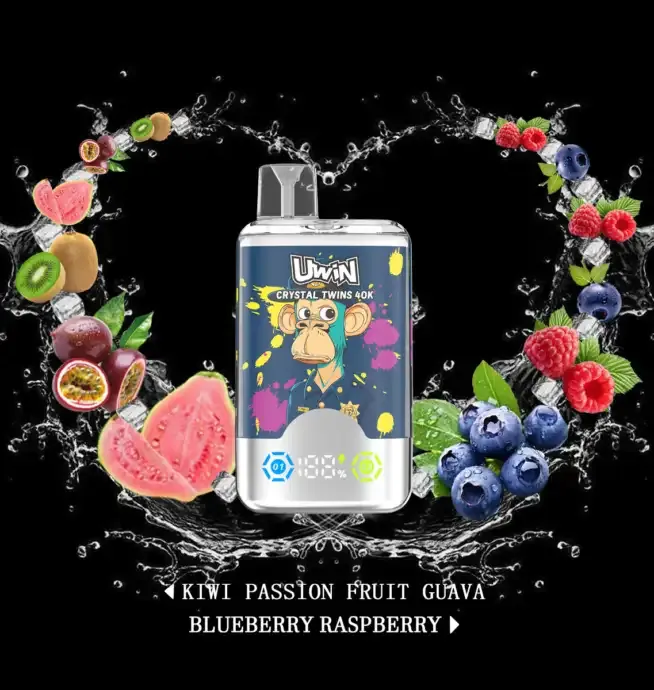 Uwin Twins crystal 40K Puffs-10 packs 12