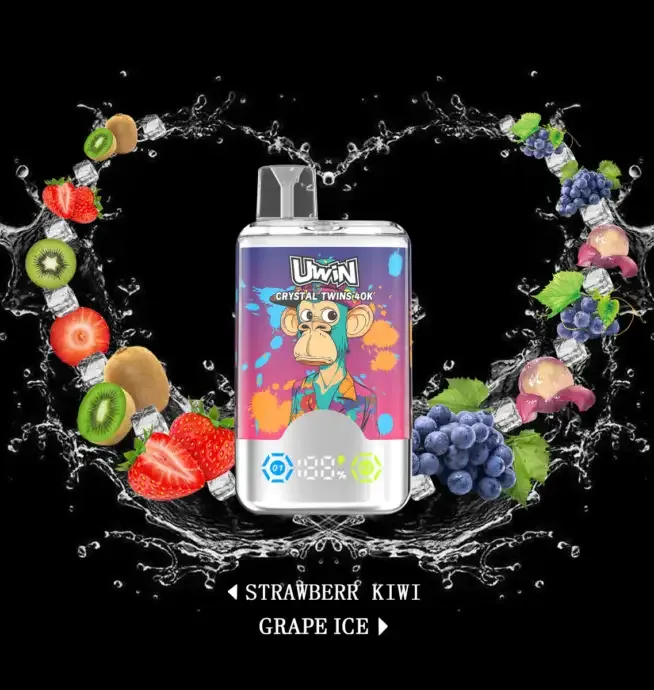 Uwin Twins crystal 40K Puffs-10 packs 8