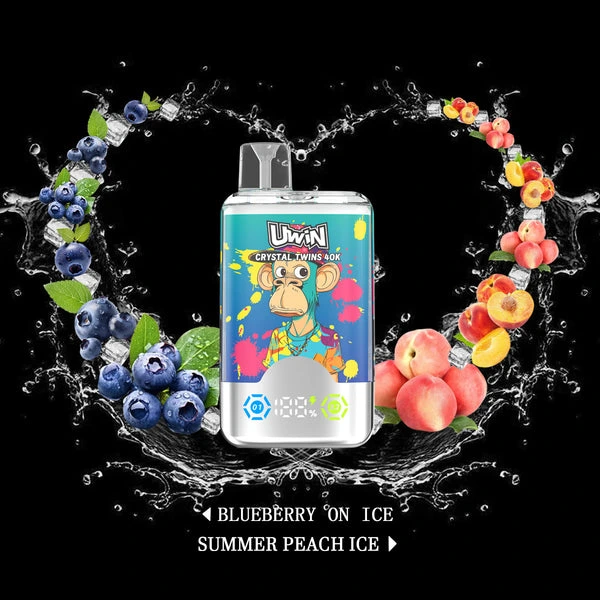 Uwin Twins crystal 40K Puffs-10 packs 10