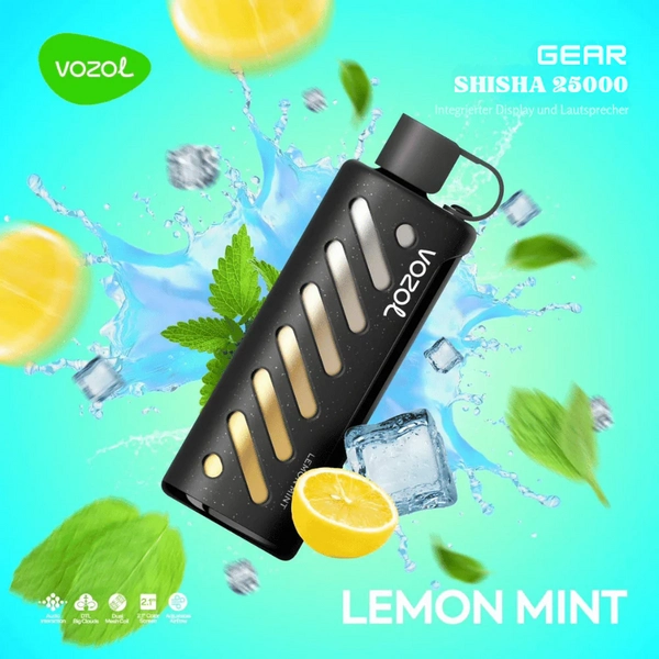 Vozol Gear Shisha 25k – 10 packs or more - Berry Ice
