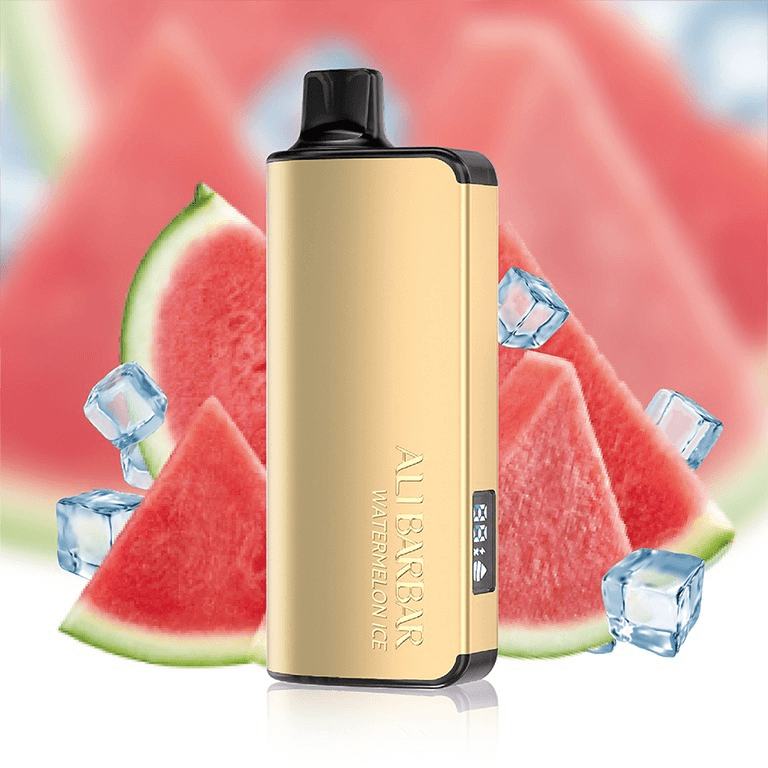 Alibarbar Ingot 9000 puffs-50 pack Multiple flavors - Watermelon lce