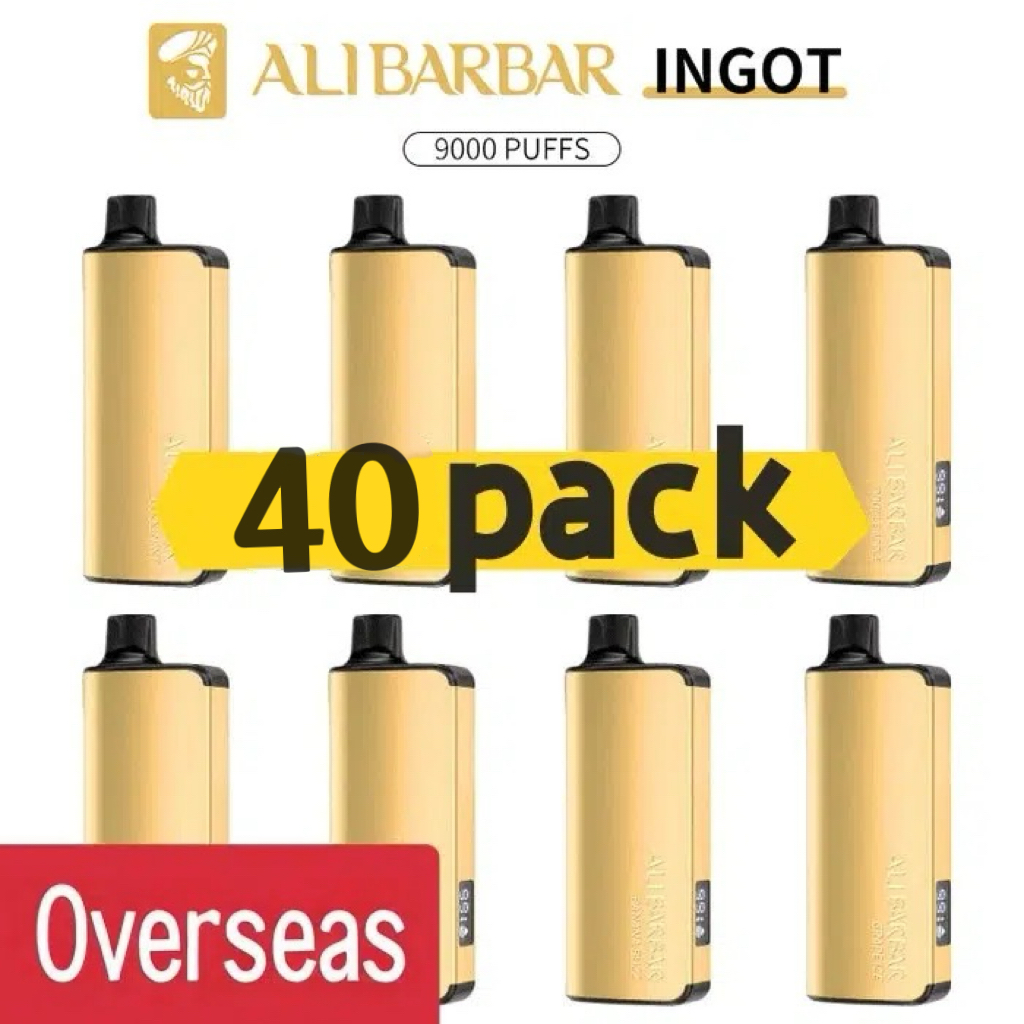 Alibarbar Ingot 9000 puffs-40 pack Multiple flavors - Blackberry Ice