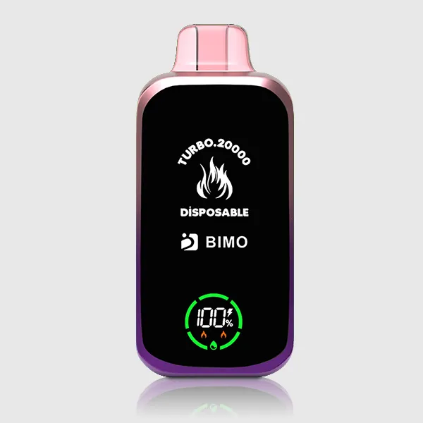 BIMO Turbo 20000 Puffs 20 pack Multiple flavors - Grape Ice