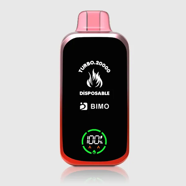BIMO Turbo 20000 Puffs 10 pack Multiple flavors - Strawberry Kiwi