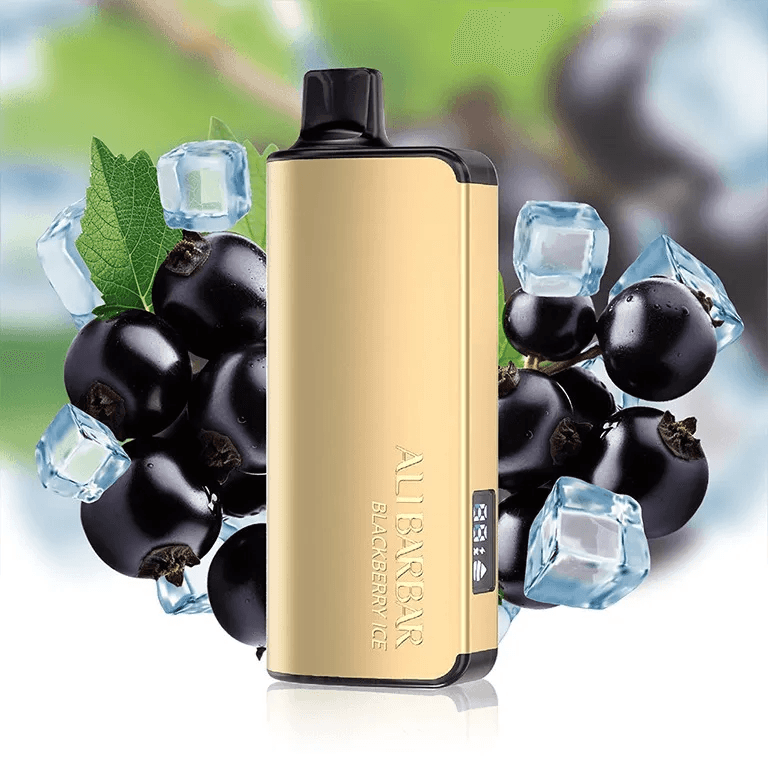 ALIBARBAR INGOT 9000 Puffs DTL Version - 5 Packs - Blackberry Ice
