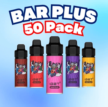IGET Bar Plus 6000+ Puffs Vape 50 Pack ($22 each)