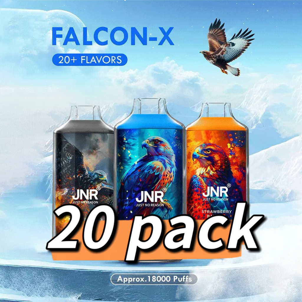 JNR Falcon-X 18000 Puffs 20 Pack (Ship from oversea) - Blue Razz Ice