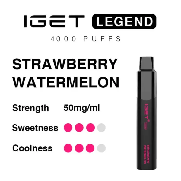 IGET Legend 4000 Puffs Strawberry Watermelon 2